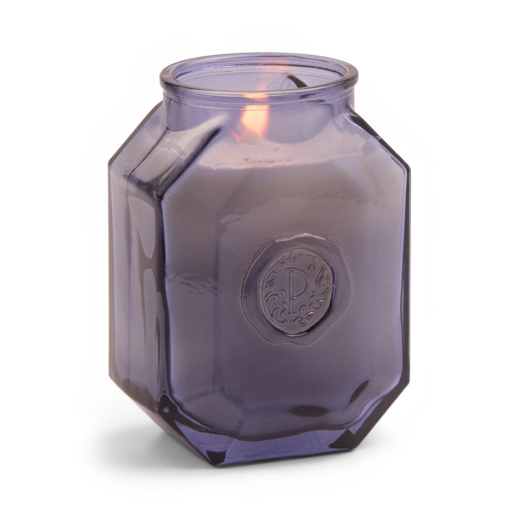 Designworks Botanica 8oz/226g Grey Blue Glass Candle - Sea Salt & Amber
