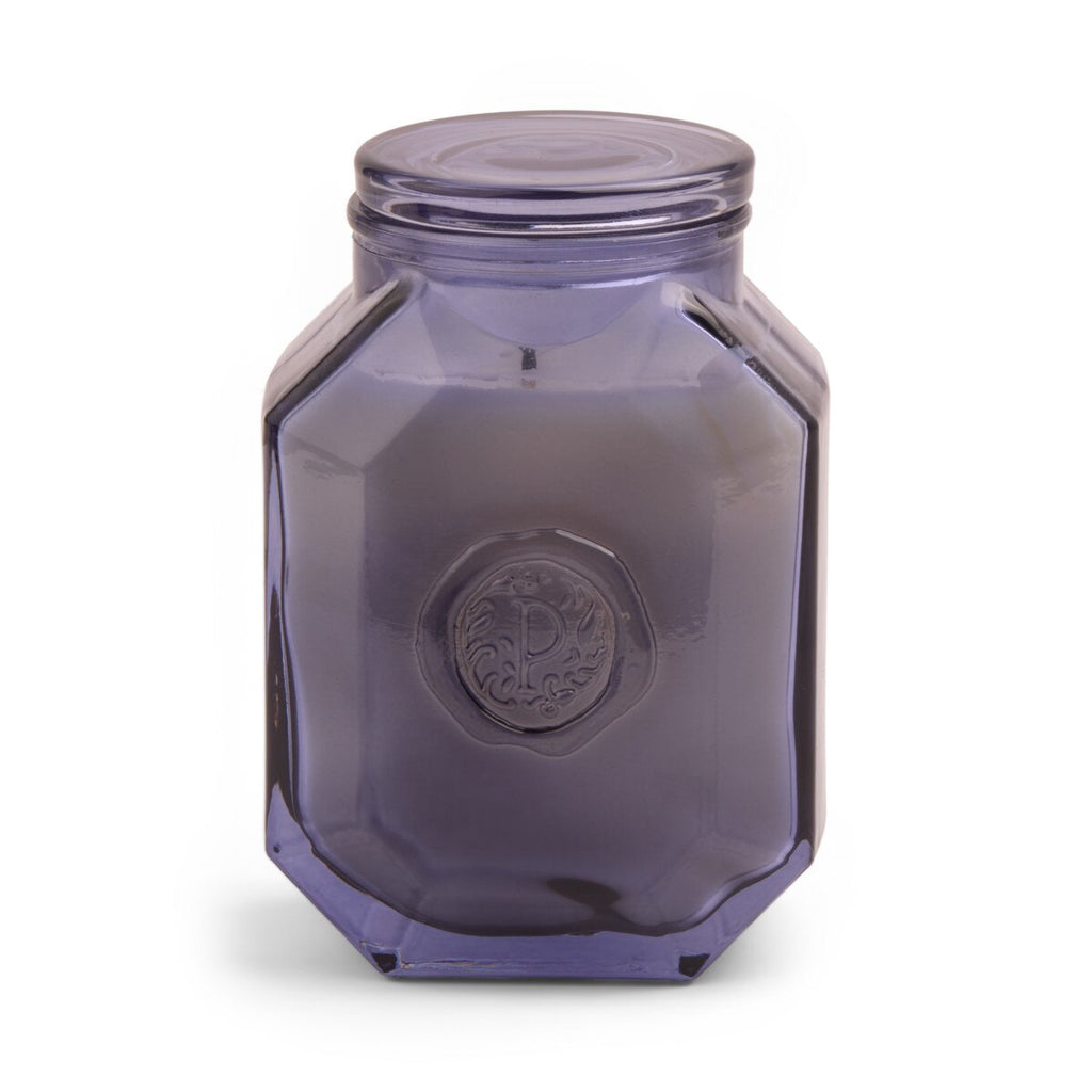 Designworks Botanica 8oz/226g Grey Blue Glass Candle - Sea Salt & Amber