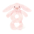 Jellycat Ring Rattle Bashful Bunny Pink 18cm