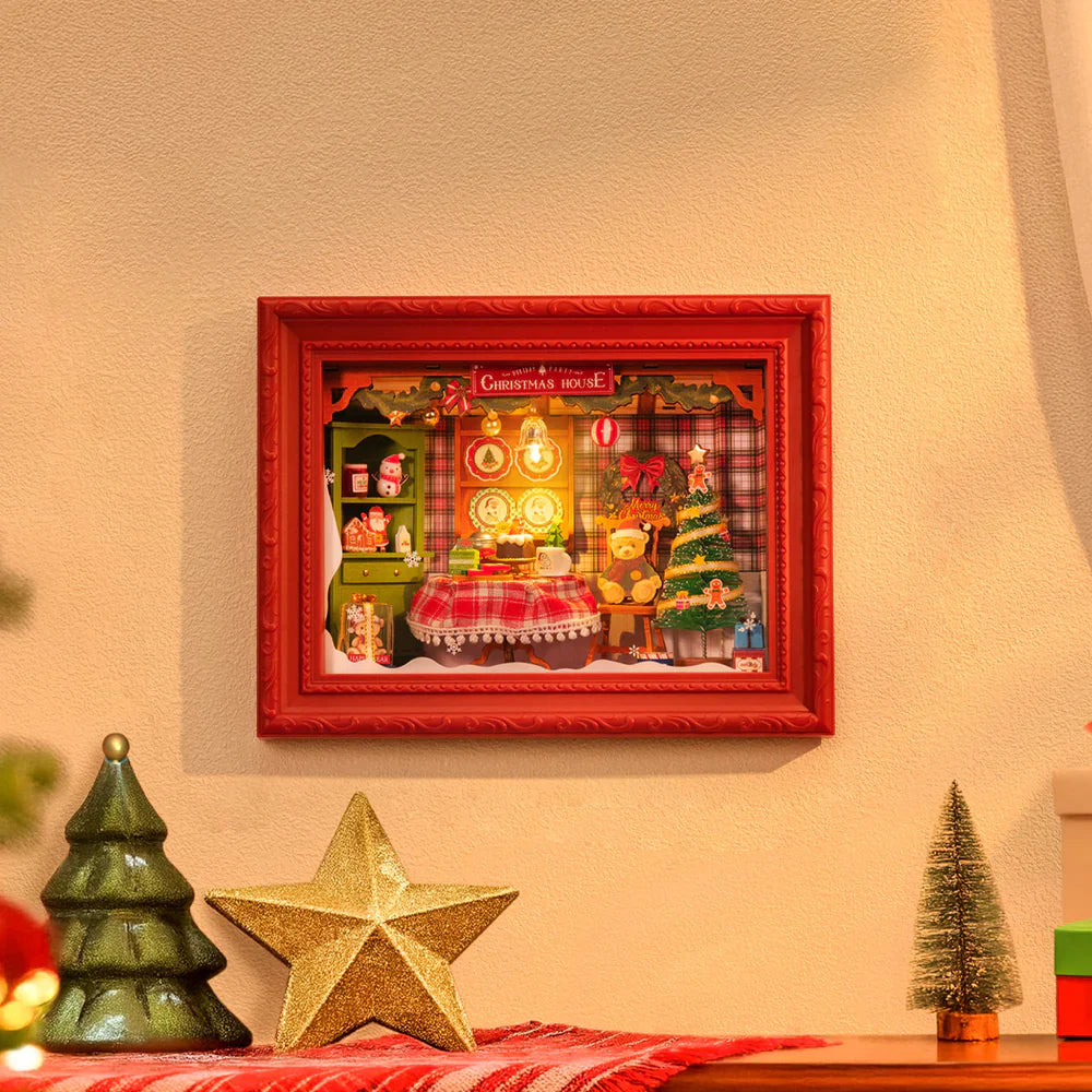 Robotime Rolife Christmas Eve Party 3D Wooden Puzzle DP005
