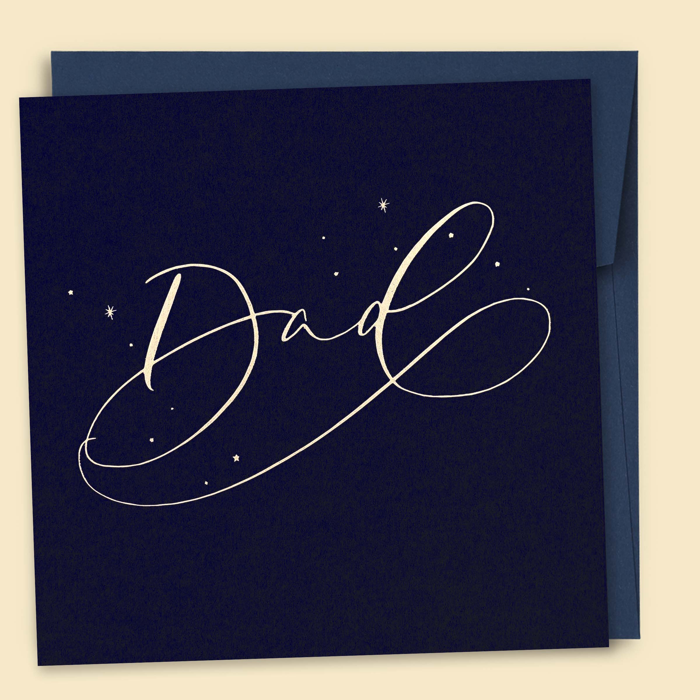 Papernest Dad Constellations - Navy Card