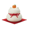 Decole Ceramic Cat Kagami Mochi Ornament