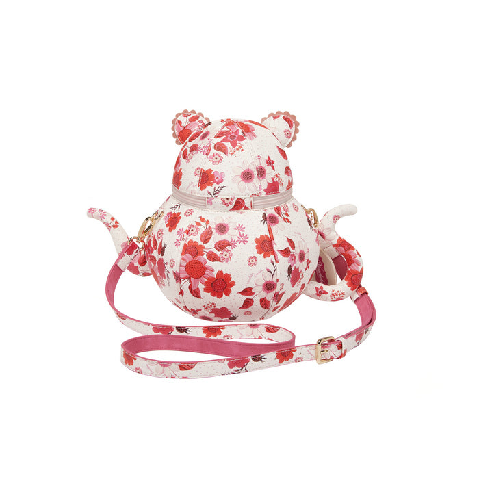 Vendula Perfectly Pink Afternoon Tea Bus Kitty Teapot