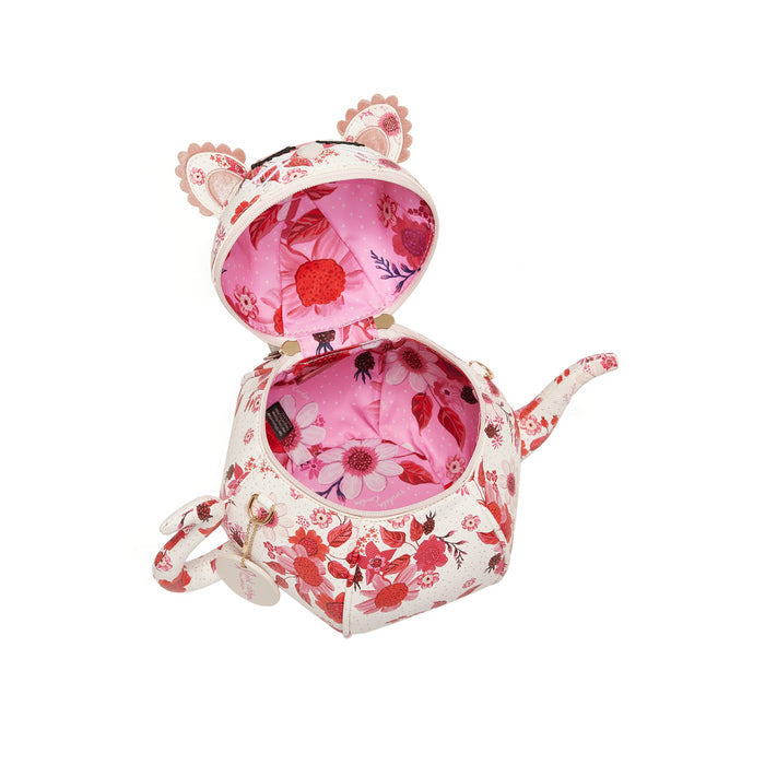 Vendula Perfectly Pink Afternoon Tea Bus Kitty Teapot
