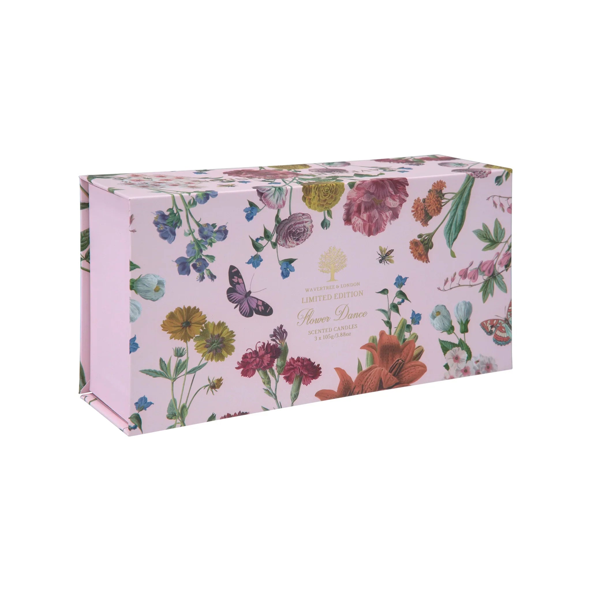 Flower Dance Mini Candle Trio Set