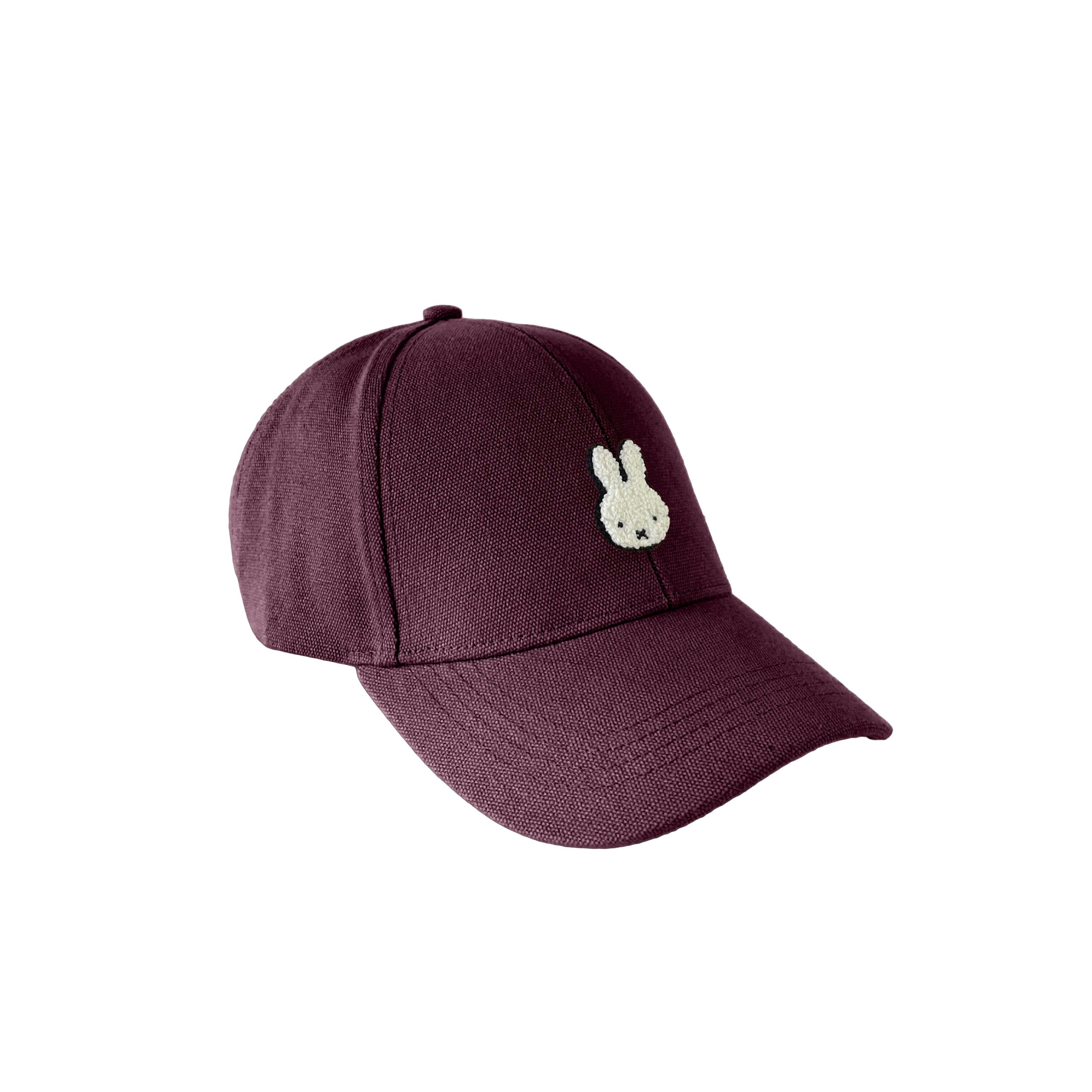 Engelite Miffy Cotton Cap Maroon (M) 56cm