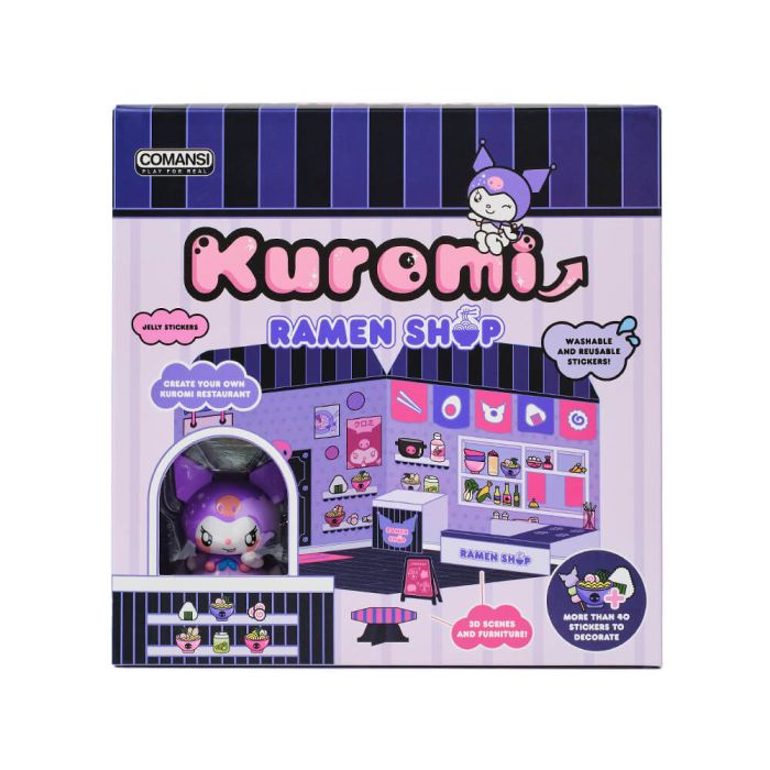 Hello Kitty and Friends Sticker House Kuromi Ramen Restaurant 20.5cm