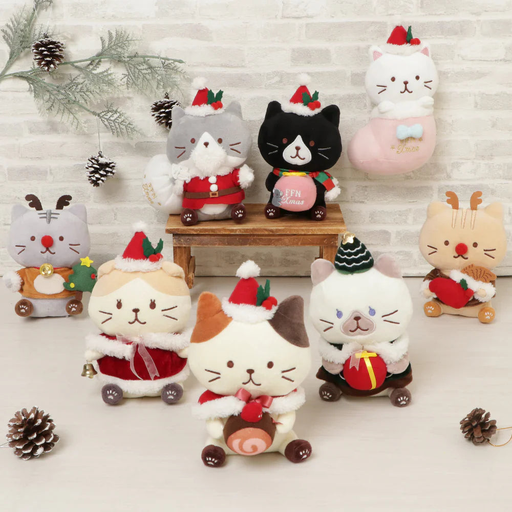 Hapins Christmas Plush Toy Ginger Cat
