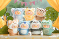 Lulu the Piggy Animal Party - Puppet Show PVC Face Plush Keychain Blind Box