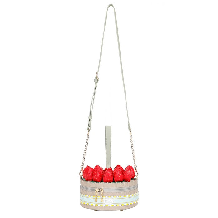 Vendula La Petite Creperie Strawberry Tarte Bag