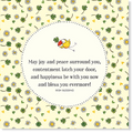 Affirmations - Twigseeds Wedding Card - May joy and peace - K261
