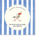 Affirmations - Twigseeds Birthday Card - Seagull with French Fry - K286