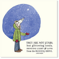 Affirmations - Twigseeds Sympathy Card - They are not stars - K030