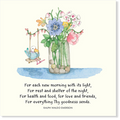 Affirmations - Twigseeds Inspirational Card - For each new morning - K304