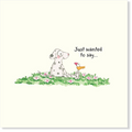 Affirmations - Twigseeds Thinking of You Card - Just wanted to say - K314
