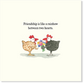 Affirmations - Twigseeds Friendship Card - Between two hearts - K316