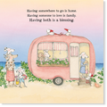 Affirmations - Twigseeds Inspirational Card - Having Somewhere to Go Home - K327