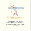 Affirmations - Twigseeds Inspirational Card - When you arise in the morning - K333