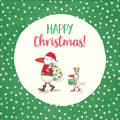 Affirmations - Twigseeds Christmas Card - Happy Christmas - K353