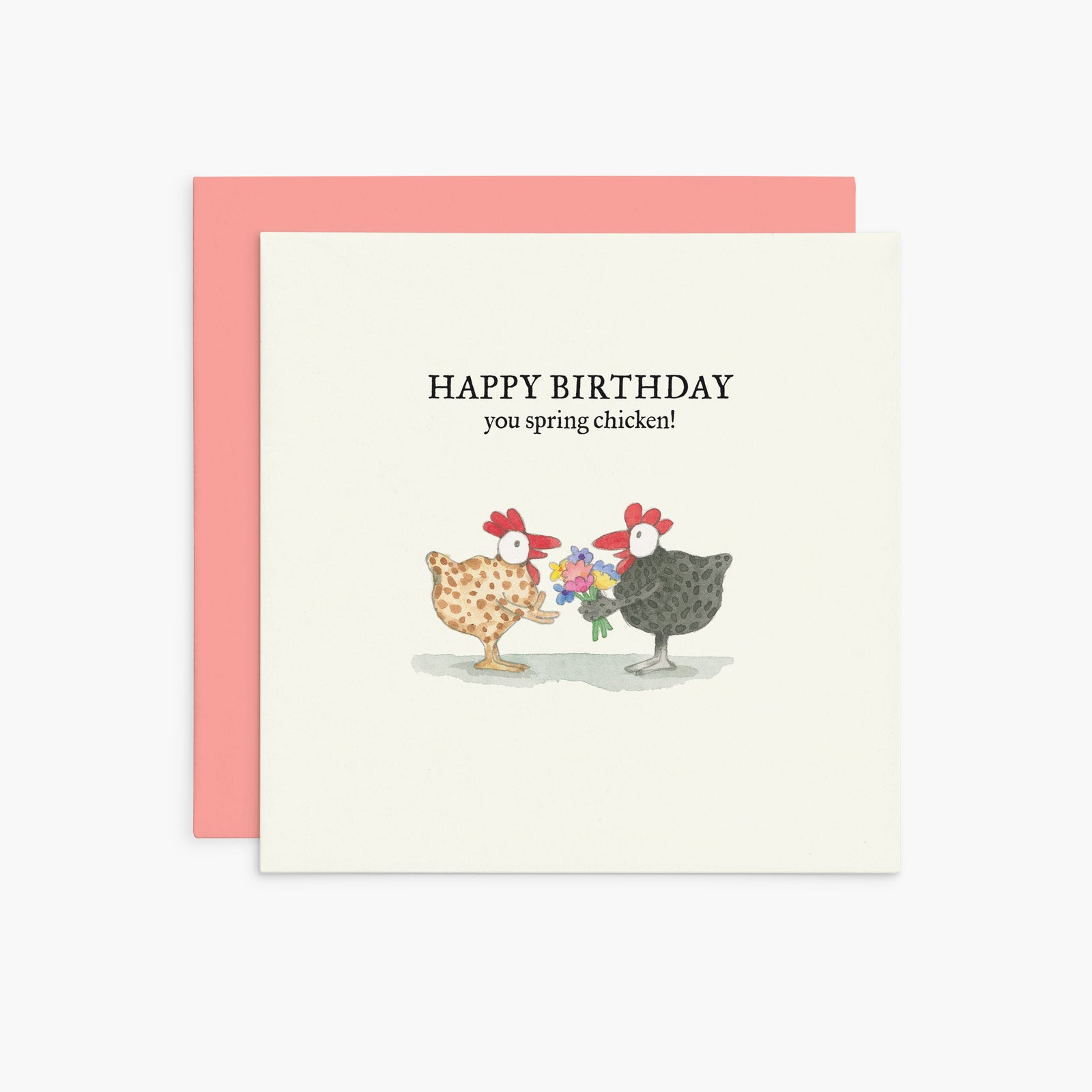Affirmations - Twigseeds Birthday Card - Spring Chicken K369