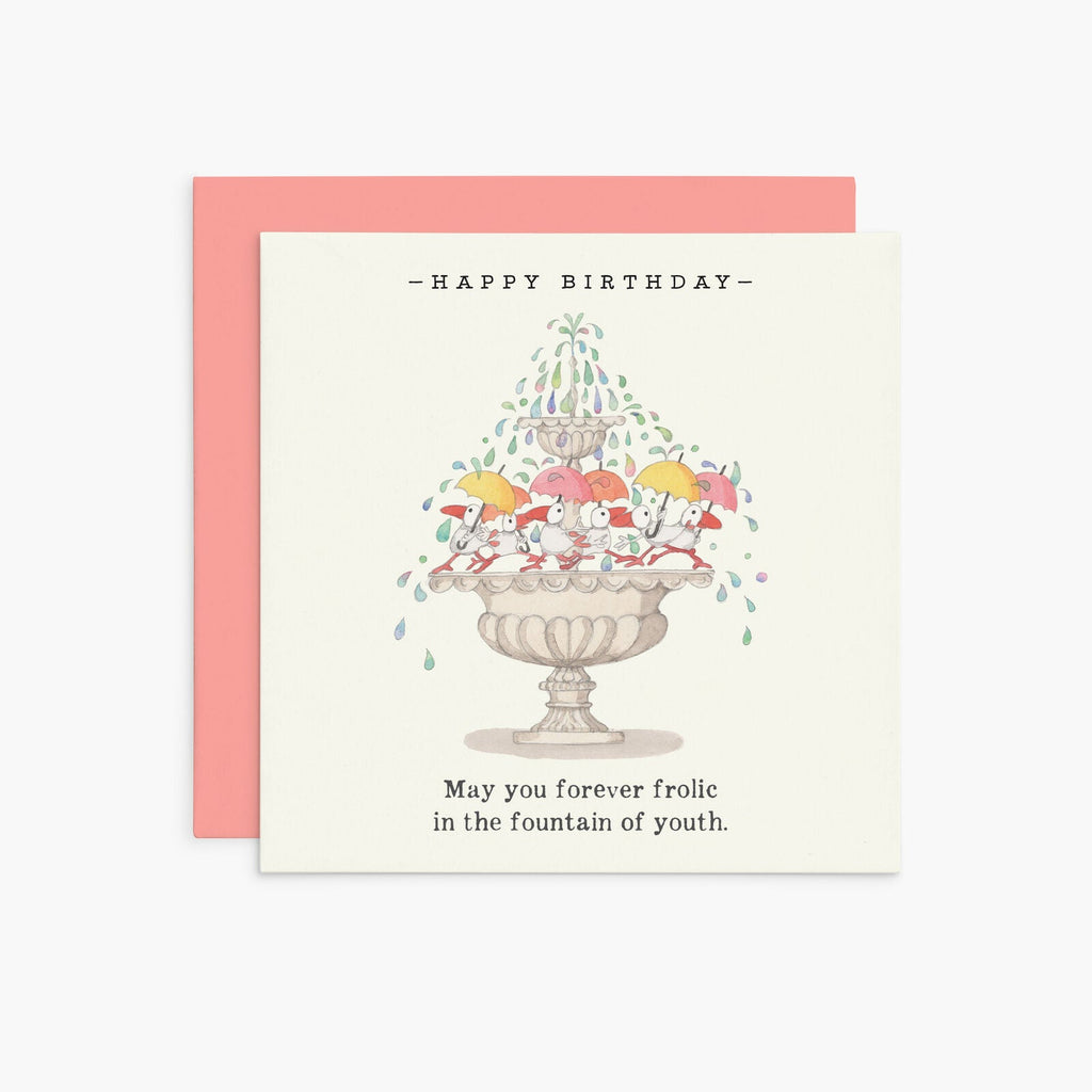 Twigseeds Birthday Card-Happy Birthday - May you forever frolic K381