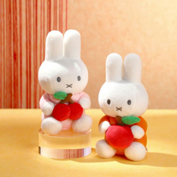 Miffy & Friends Miffy Plush with Cherry 20cm