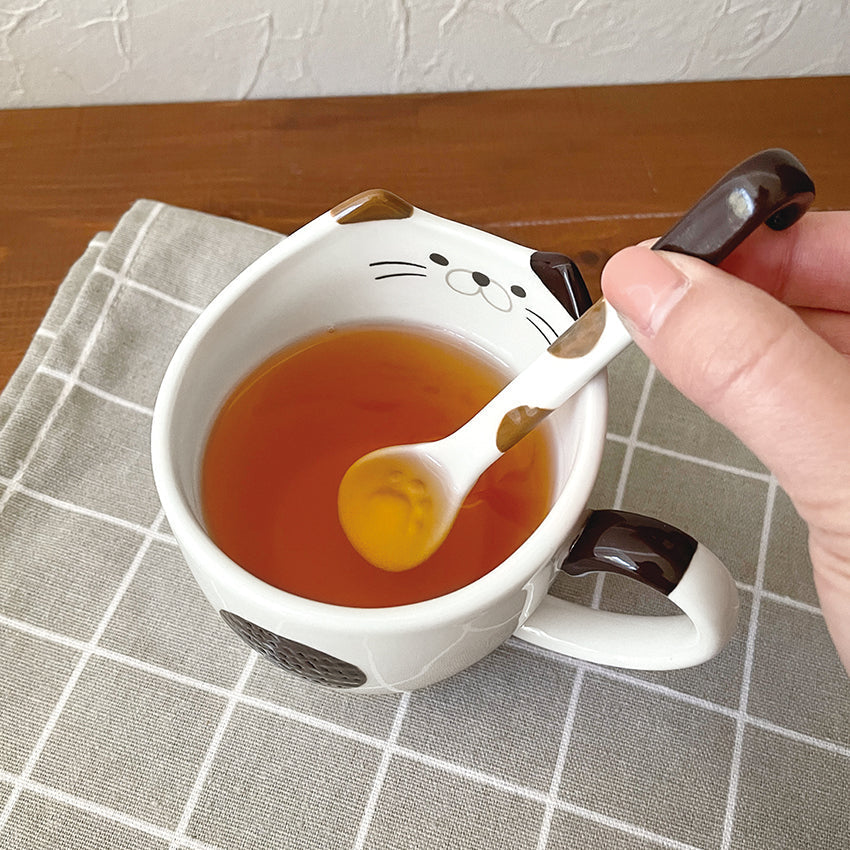 Decole Kannya Teaspoon - Tabby Cat