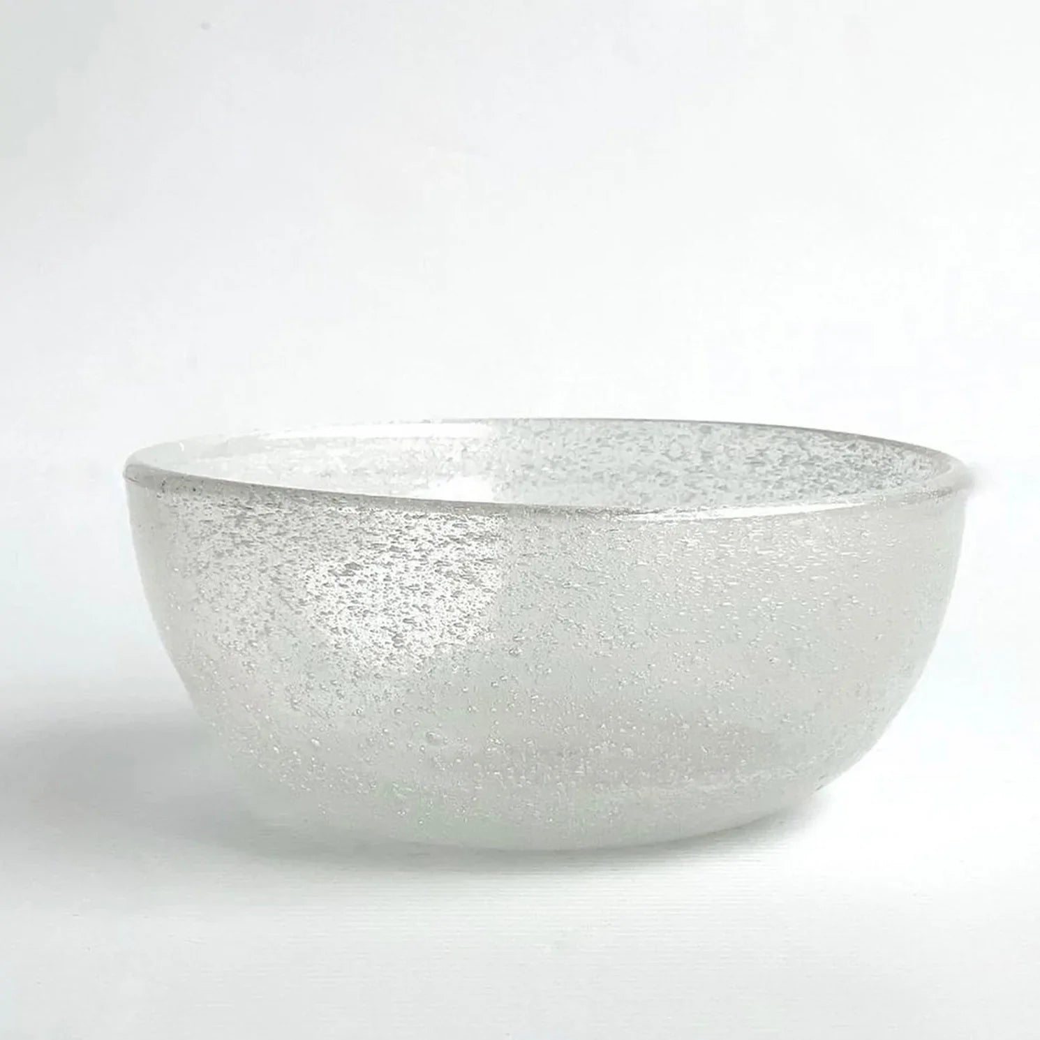 Kas-Mini Bubble Glass Bowl-White
