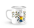 Miffy Ceramic Mug Retro Miffy Bicycle White 7cm