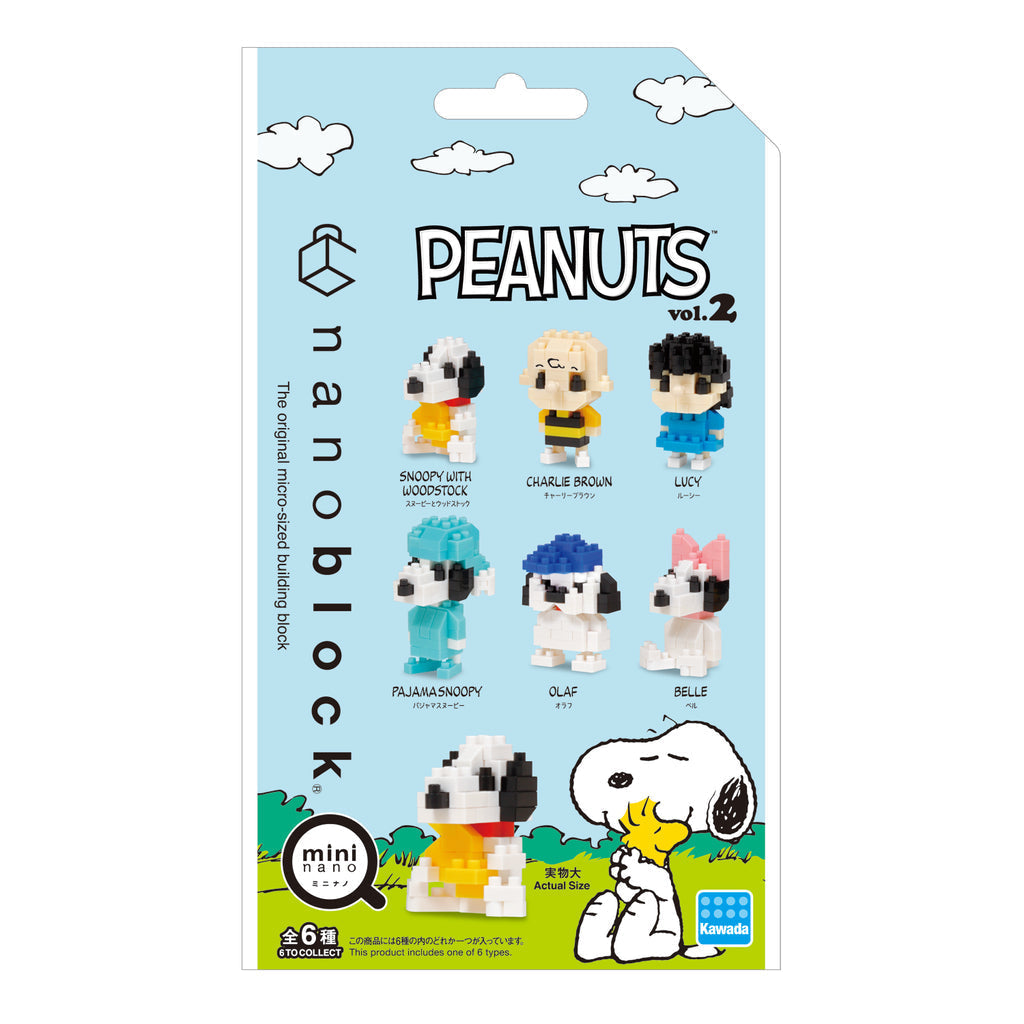 MININANO Peanuts Vol. 2 (6 Designs) Single Pack