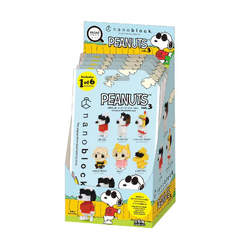 MININANO Peanuts Vol. 3 (6 Designs) Single Pack