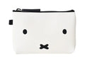 NUU-SML Miffy Face White Zipper Pouch