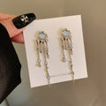 Luninana Earrings - Water Drops with Gem Earrings YBY082