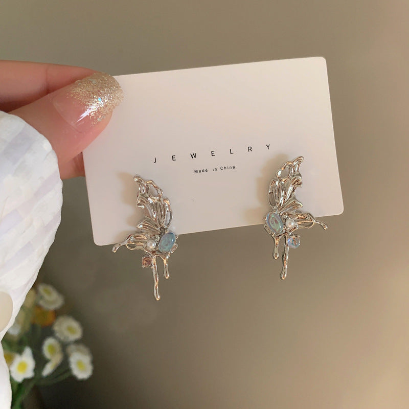 Luninana Earrings - Pair of Butterfly Wings YBY075