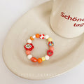 Luninana Bracelet - Vibrant Floral Red Bracelet BLB005