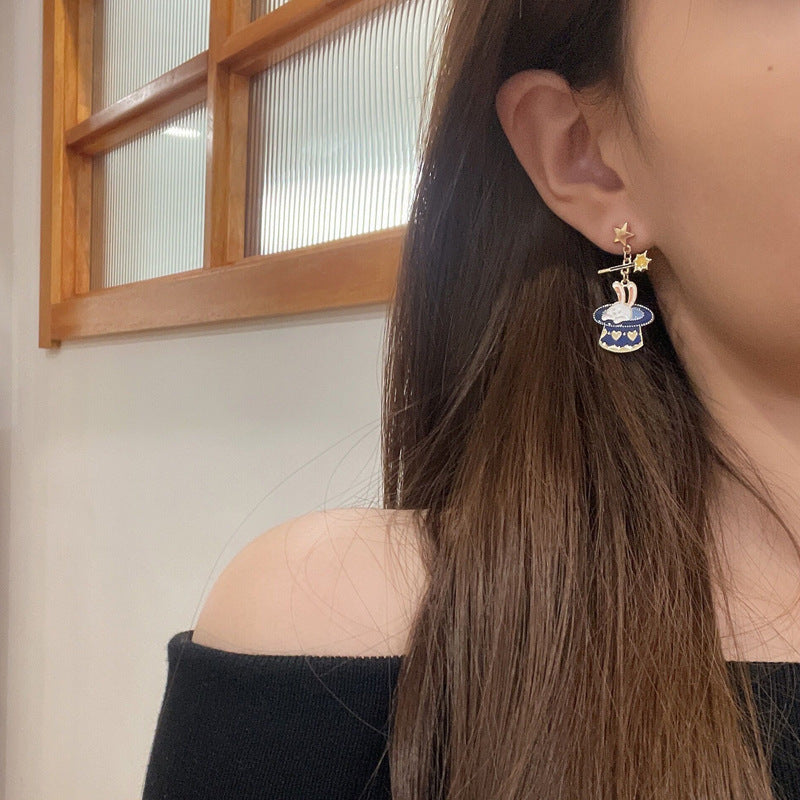 Luninana Earrings -  Magic Bunny Ribbon Earrings YBY024