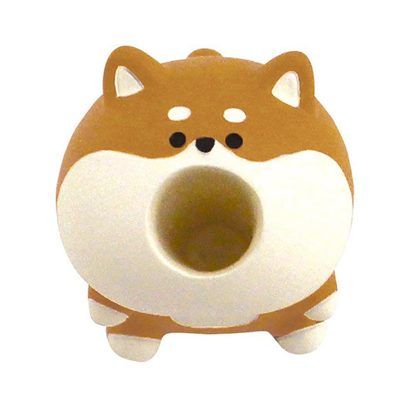 Decole Harapeko Animal Pen Stand - Shiba Dog