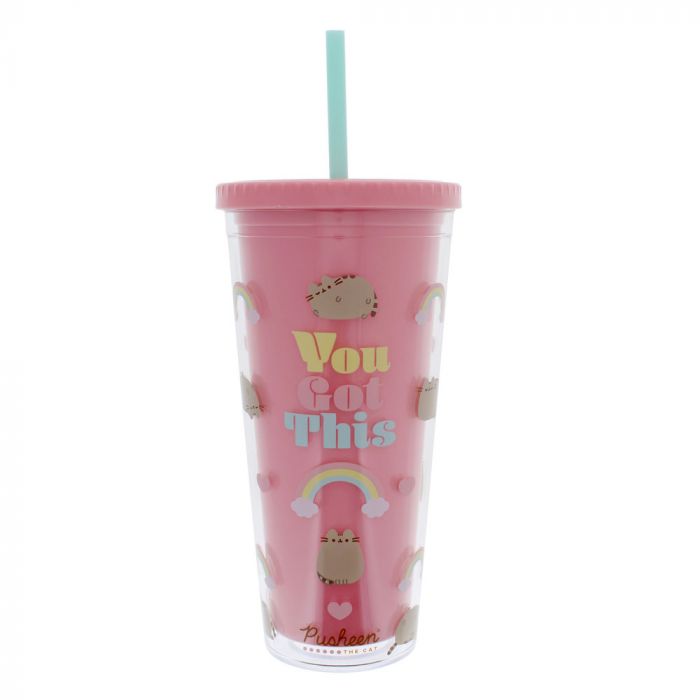 Pusheen Self Care Club: Beaker & Straw