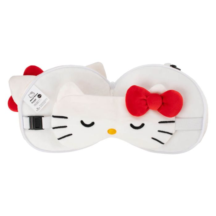 Hello Kitty Travel Pillow & Eye Mask Set