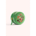 Powder Design Round Velvet Jewellery Box - Fox