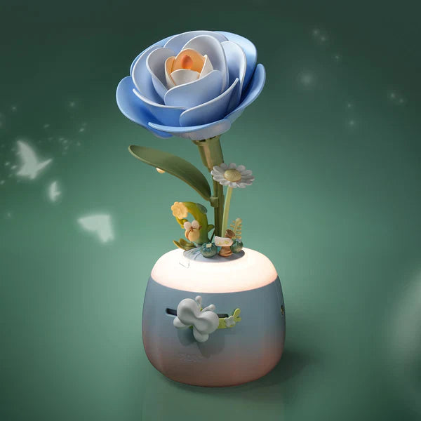 Robotime ROKR Starry Camellia Lamp DIY 3D Flower Night Light