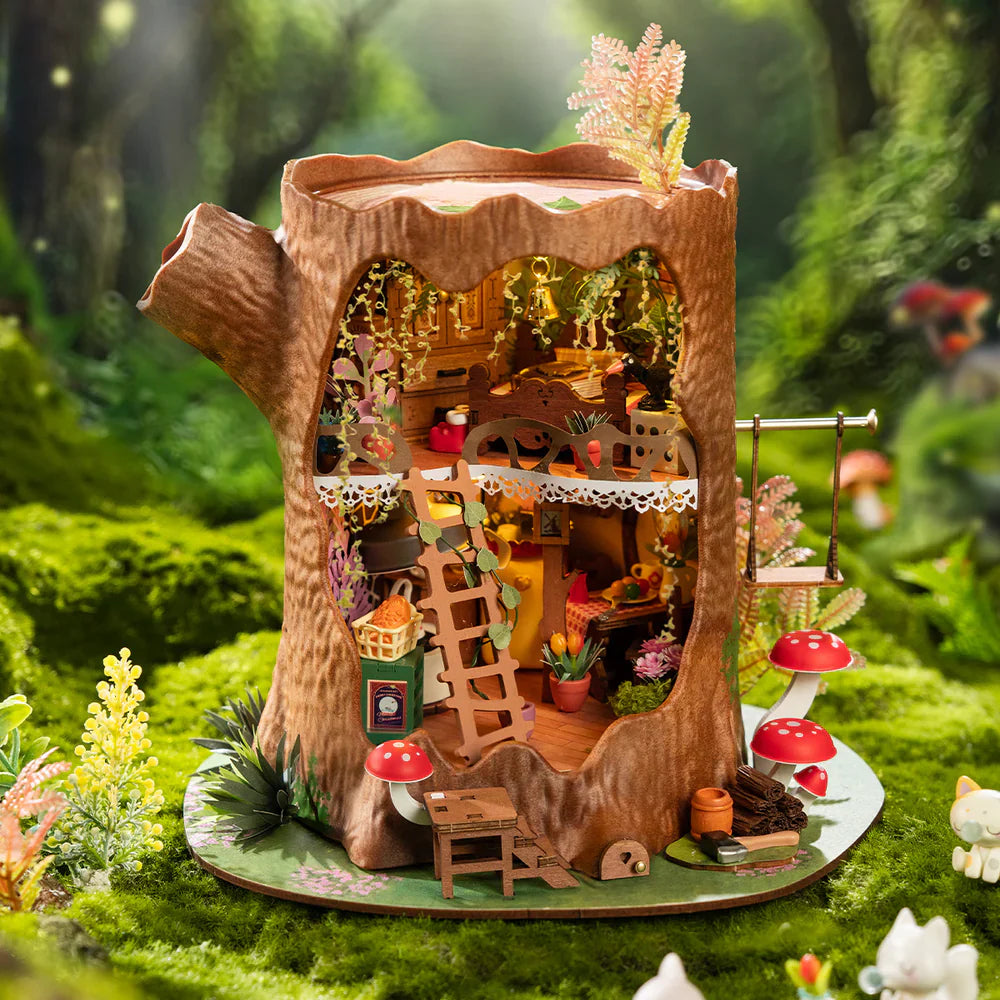 Robotime Rolife DIY Miniature House - Fairytale Tree House DG179
