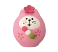 Decole Concombre Figurine - Sakura Viewing Party - Hanami Cat Daruma