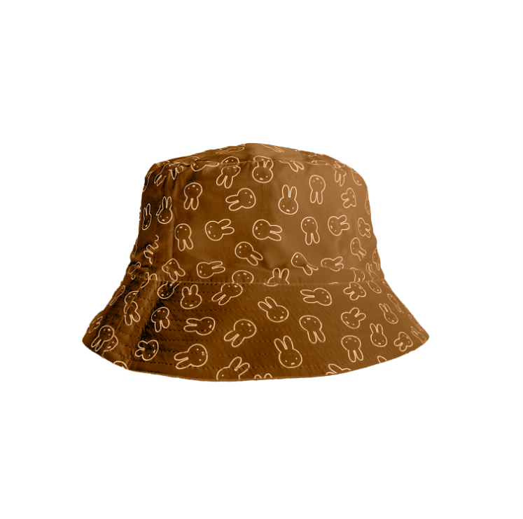 Engelite Miffy Canvas Bucket Hats Cinnamon (M) 56cm