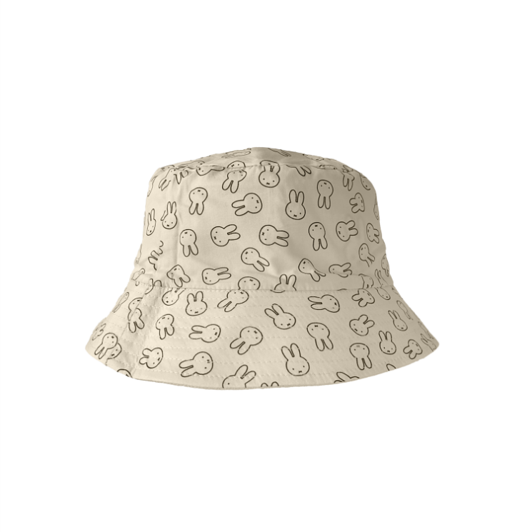 Engelite Miffy Canvas Bucket Hats Cream (M) 56cm