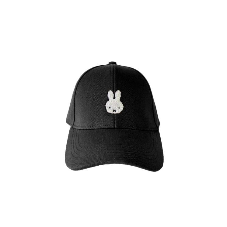 Engelite Miffy Canvas Cap Black (M) 56cm