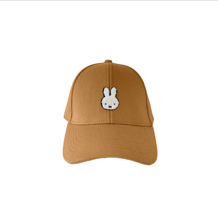 Engelite Miffy Canvas Cap Cinnamon (M) 56cm
