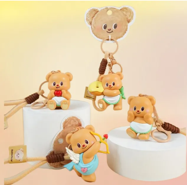 Funism Butterbear Keychain-Standing Cute Pose