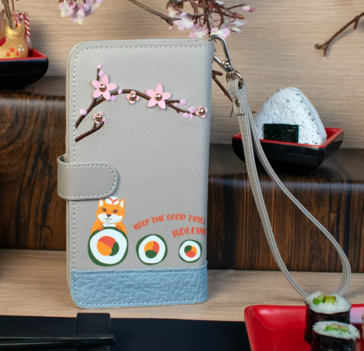 Vendula Sushi - Grey Edition Universal Flip Phone Case