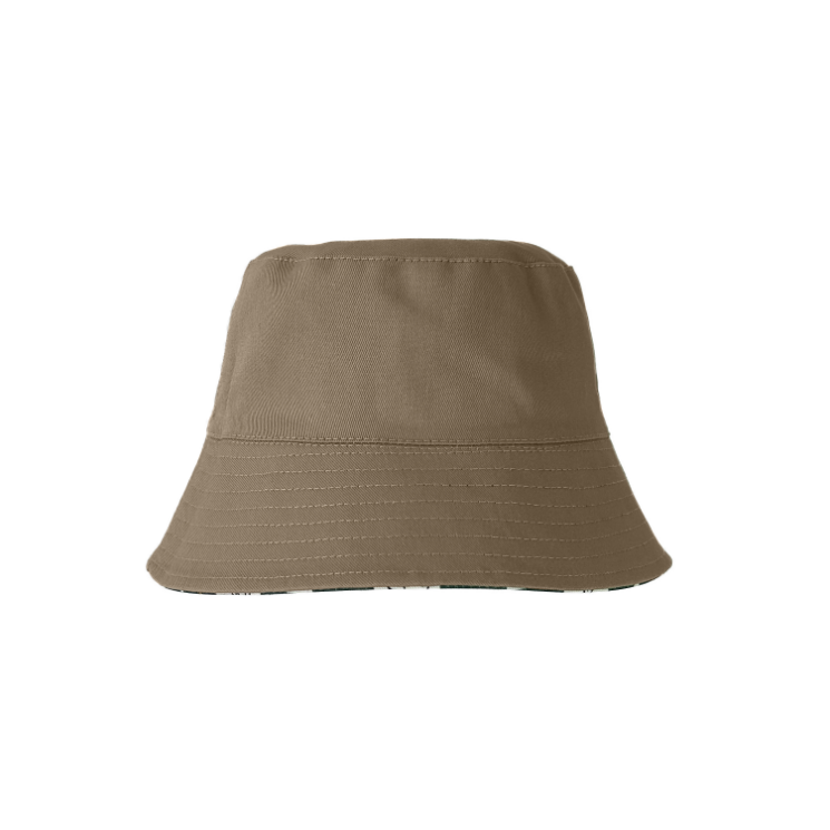 Peanuts Reversible Bucket Hat Green Checkerboard (S) 53cm